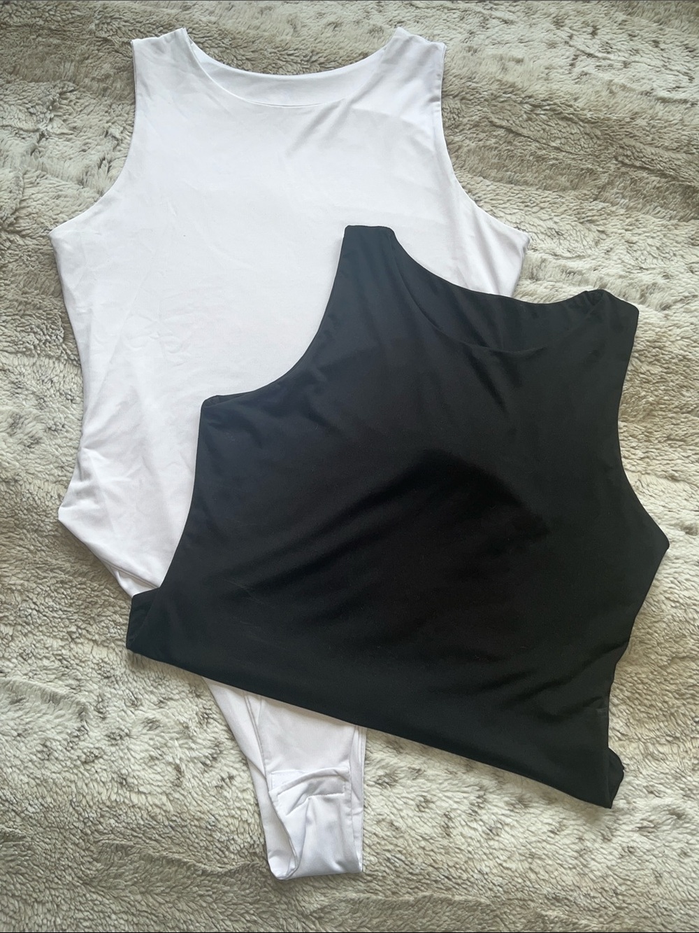 Classic Women’s Tank Bodysuit Bundle - Black & White